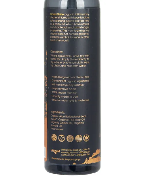 Vibrators Sliquid LLC Sliquid Shine Organic Toy Cleaner