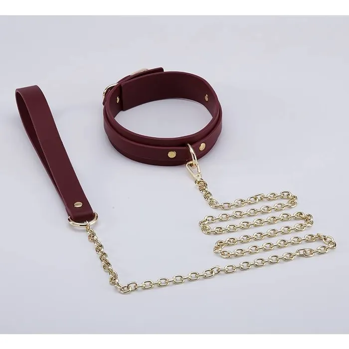 Couples Daytona 8 Pc Deluxe Bondage Play Kit Burgundy Gold