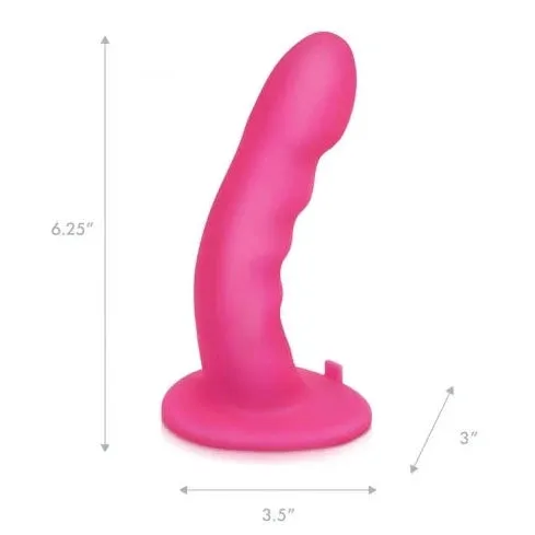 PEGASUS Anal Pegasus 6 inch Curved Realistic Ripple GSpot PSpot Peg Rechargeable Remote Controlled Pegging Set includes Adjustable Harness