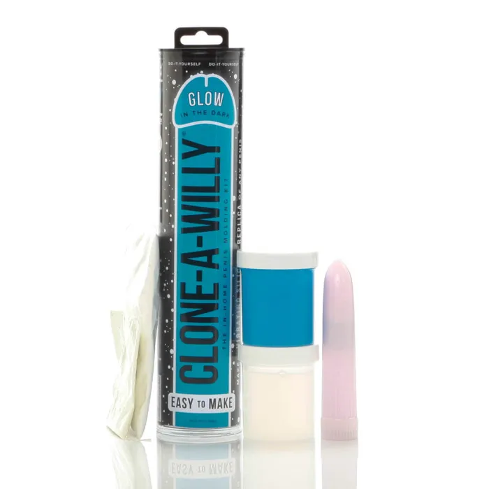 Clone A Willy Dildos Clone a Willy Glow in the Dark Kit Blue