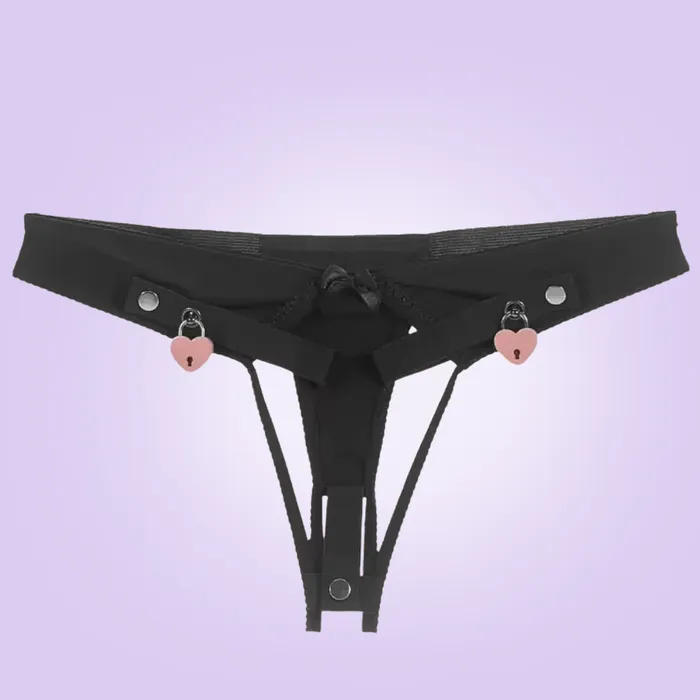 Male Sex Toys House of Chastity FUFU Sissy Clip With Chastity Belt Thong