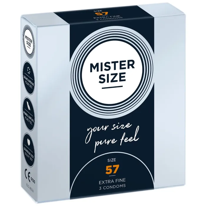 Mister Size Pure Feel Condoms 57mm Mister Size Male Sex Toys