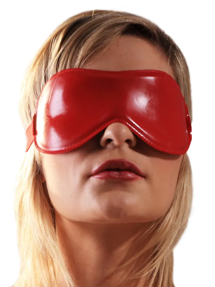 Dildos Latex Rubber Stitched Blindfold in Red One Size HonourSkintwocom Dildos Latex Rubber Stitched Blindfold in Red One Size HonourSkintwocom