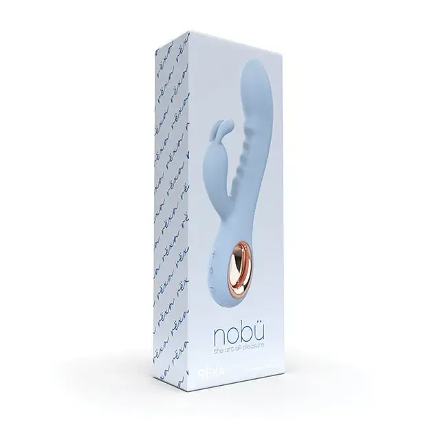 Nobu Rexa Dual Vibrator Light Blue Bodispa INC Vibrators Nobu Rexa Dual Vibrator Light Blue Bodispa INC Vibrators