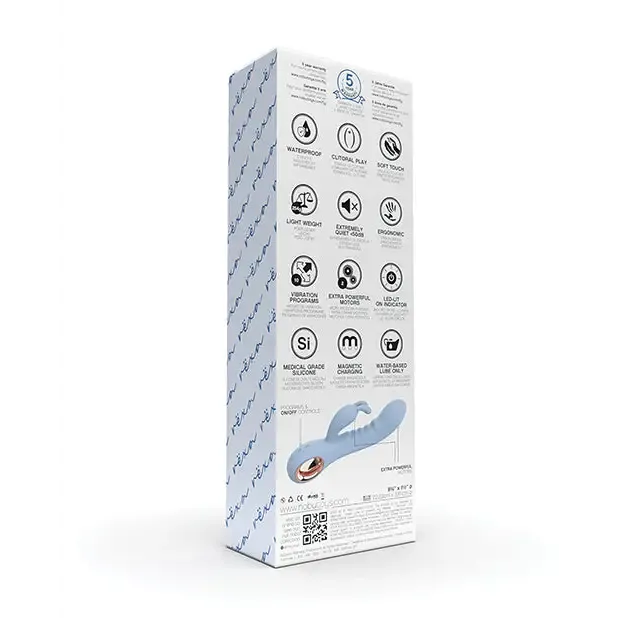 Nobu Rexa Dual Vibrator Light Blue Bodispa INC Vibrators Nobu Rexa Dual Vibrator Light Blue Bodispa INC Vibrators
