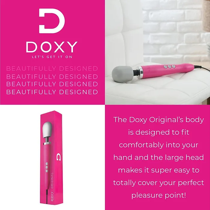 Doxy Original Wand Massager Pink Doxy Vibrators