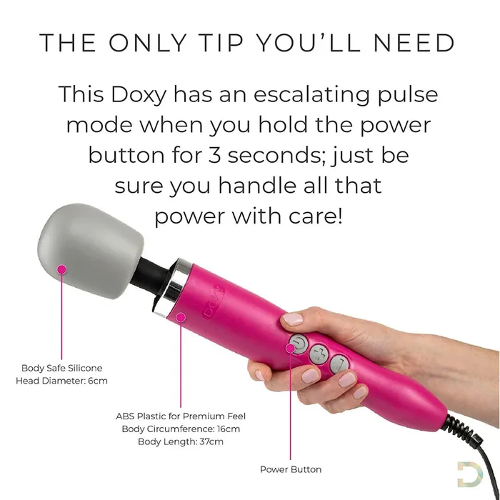 Doxy Original Wand Massager Pink Doxy Vibrators