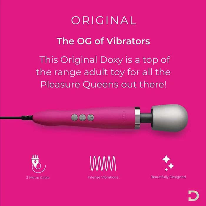 Doxy Original Wand Massager Pink Doxy Vibrators