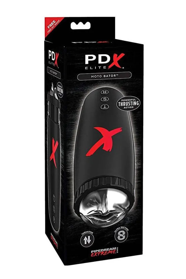 Pipedream Male Sex Toys Pipedream Extreme PDX Elite Thrusting Suction MotoBator Masturbator