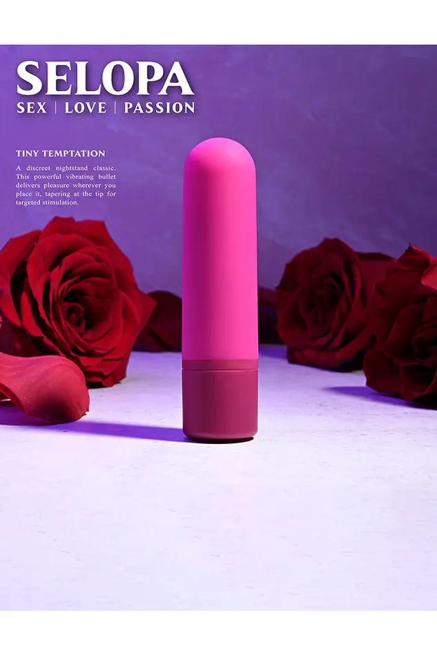 Selopa Tiny Temptation Bullet Vibrator Pink Selopa Vibrators