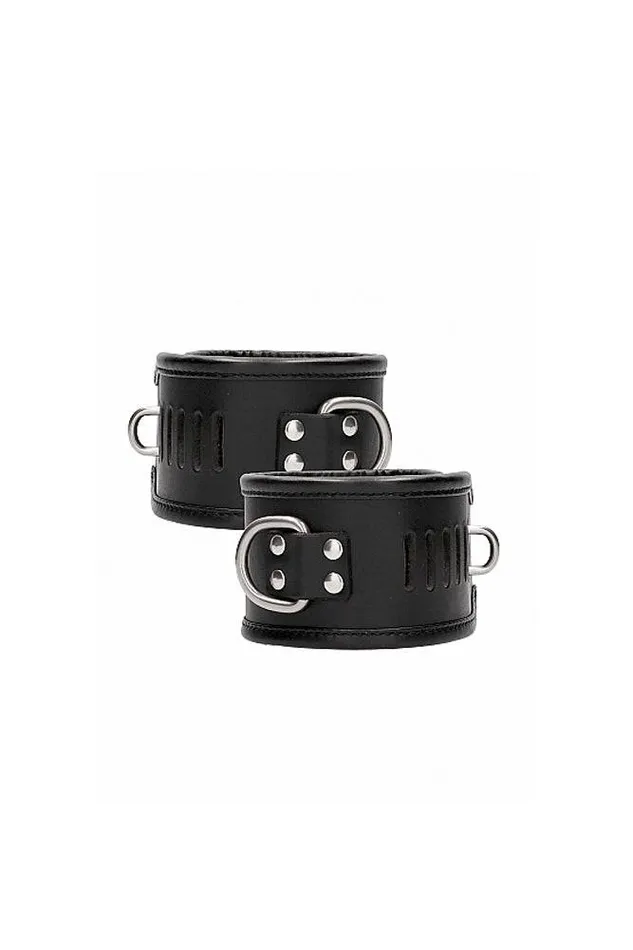 Shots Toys Vibrators Shots Toys Pain Restraint Ankle Cuff w Padlock Black