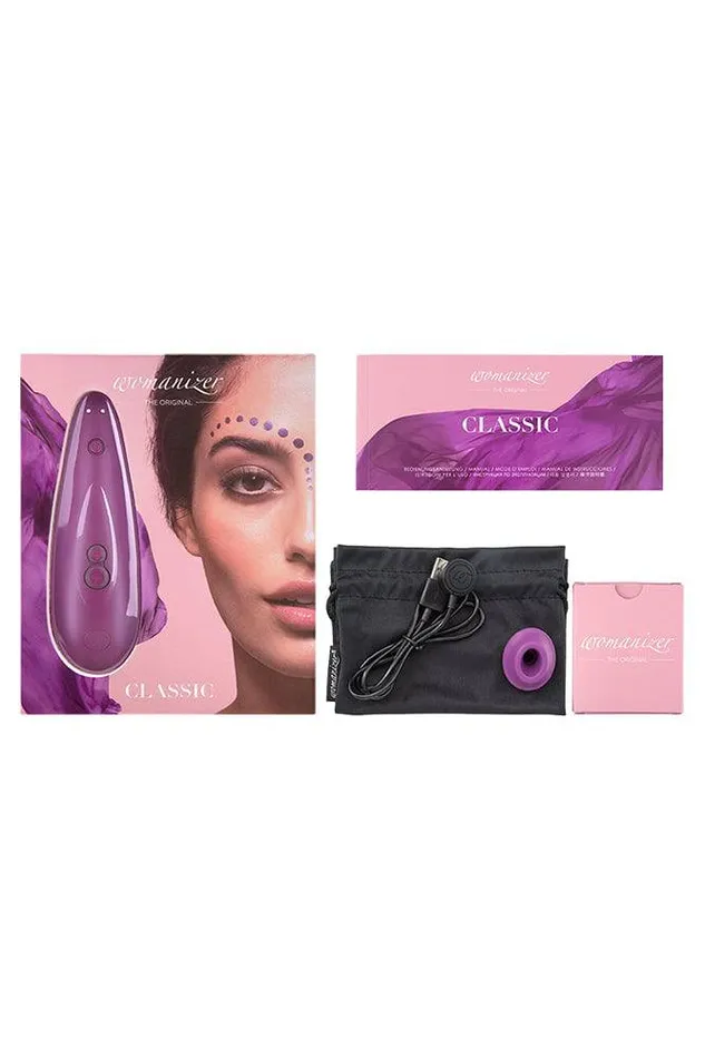 Vibrators Womanizer Womanizer Classic Clitoral Stimulator Purple