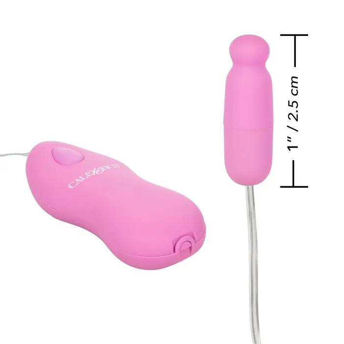 California Exotics Classic Remote Whisper Micro Heated Bullet Vibrator Pink California Exotics Vibrators
